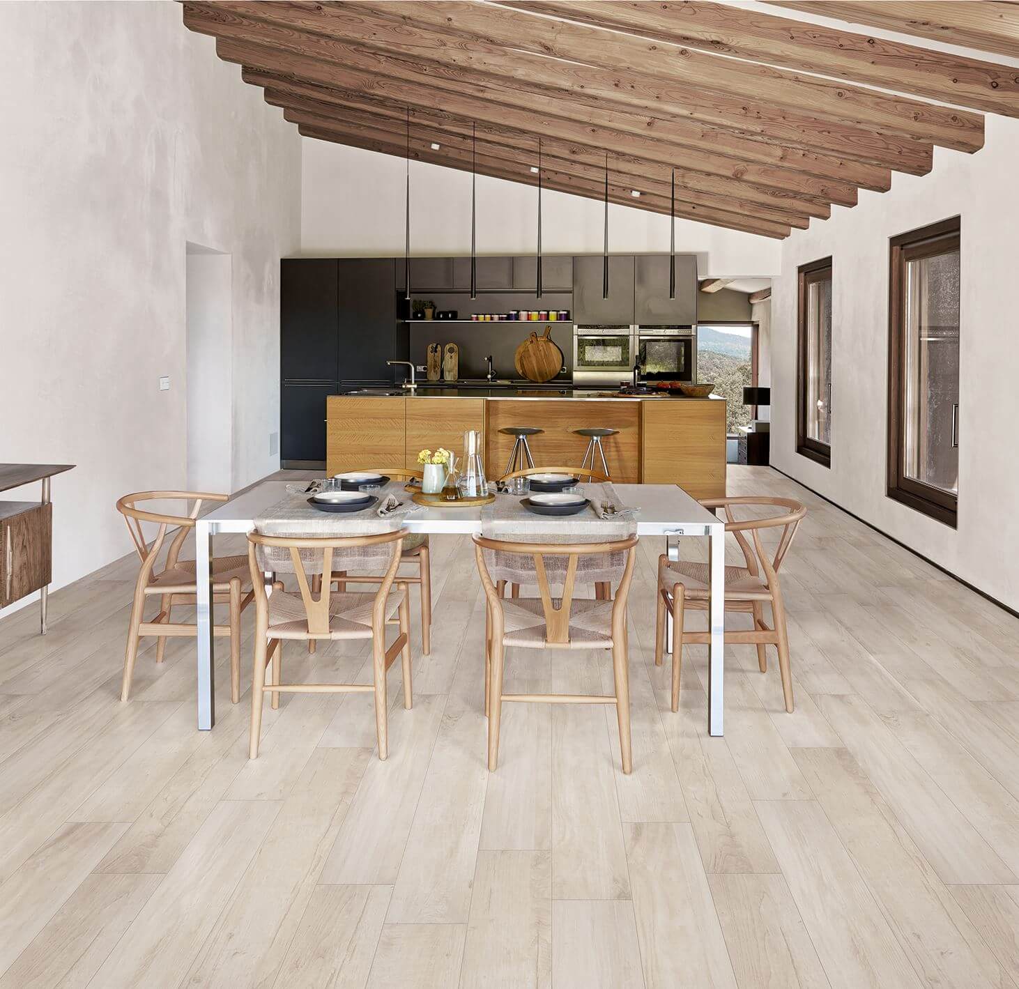Happy Floors Alpi 2.0 8" x 48" Porcelain Tile