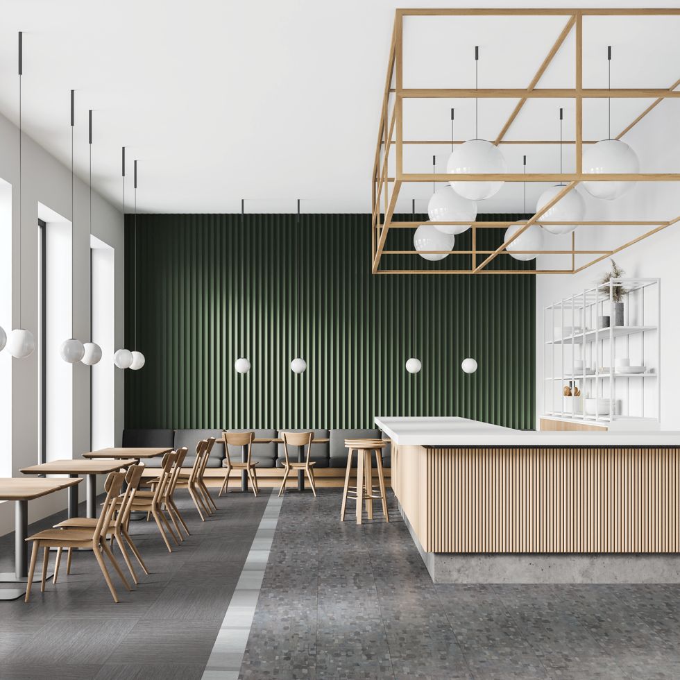 Armstrong Coalesce 18" x 36" Geome Azure Vinyl Tile