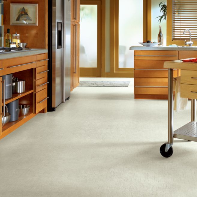 Armstrong CushionStep Better 12' x RL Heritage Brick Serene Blue Vinyl Sheet