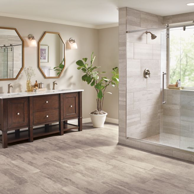 Armstrong CushionStep Better 12' x RL Ceruse Oak Wolf Run Vinyl Sheet