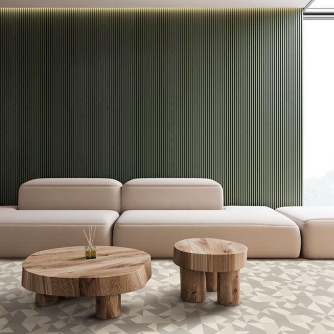 Armstrong CushionStep Better 12' x RL Chevron Forest Smokey Gray Vinyl Sheet