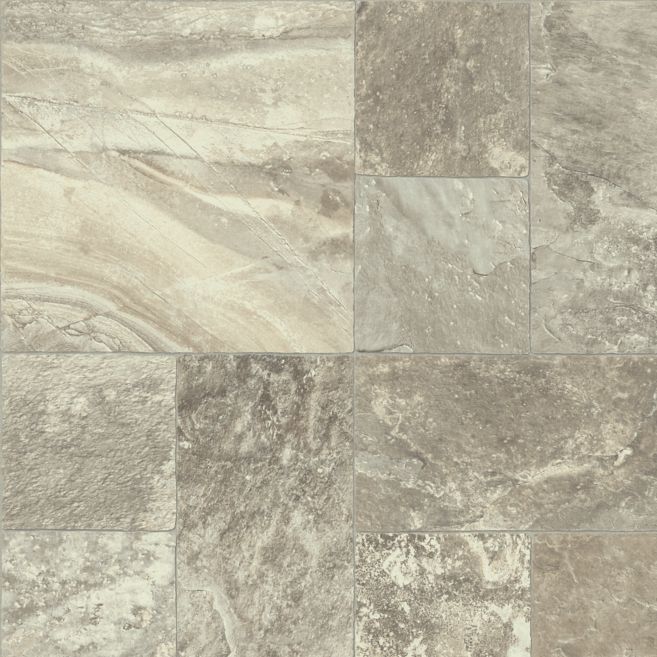 Armstrong CushionStep Better 12' x RL Venetian Marble Alabaster Vinyl Sheet