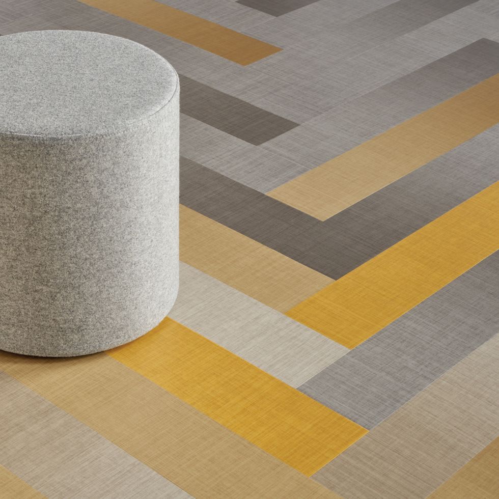 Armstrong Exchange 6" x 36" Static Blue Screen Vinyl Plank