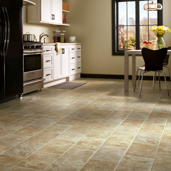 Armstrong FlexStep Value Plus 12' x RL Bedrock Ridge Brown Sugar Vinyl Sheet