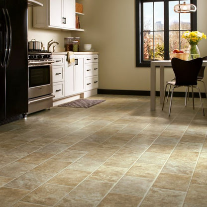 Armstrong FlexStep Value Plus 12' x RL Bedrock Ridge Brown Sugar Vinyl Sheet
