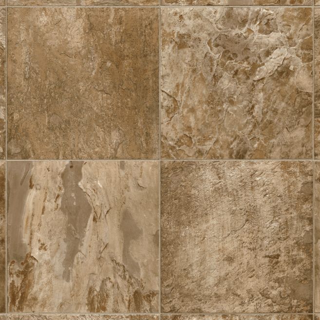 Armstrong FlexStep Value Plus 12' x RL Saratoga Stone Cafe Creme Vinyl Sheet