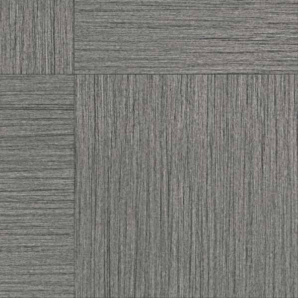 Armstrong Parallel USA 12 18" x 18" Jace Ebony Gray Vinyl Tile