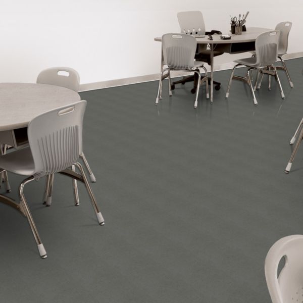 Armstrong Premium Excelon Stonetex 12" x 12" Coal Black  Vinyl Tile