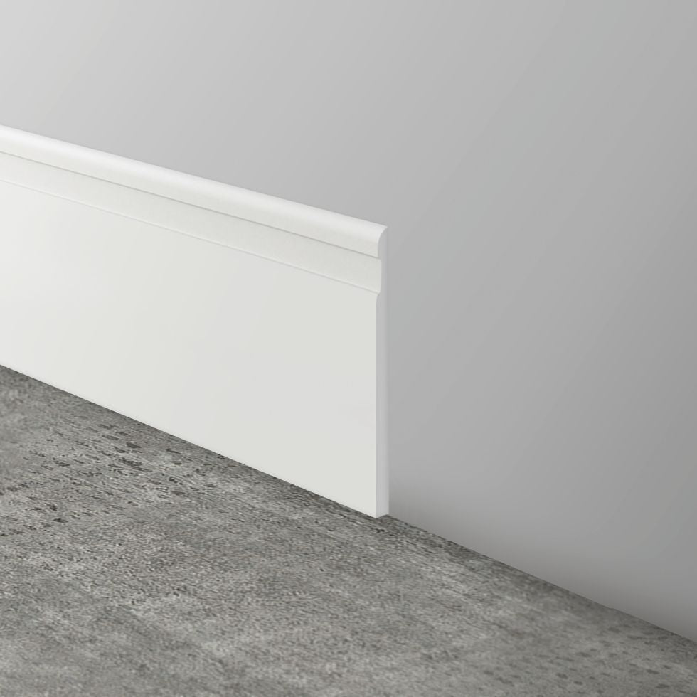 Armstrong Sculptured Profile 2 4.5" x 96" Carbon Beige Rubber Wall Base