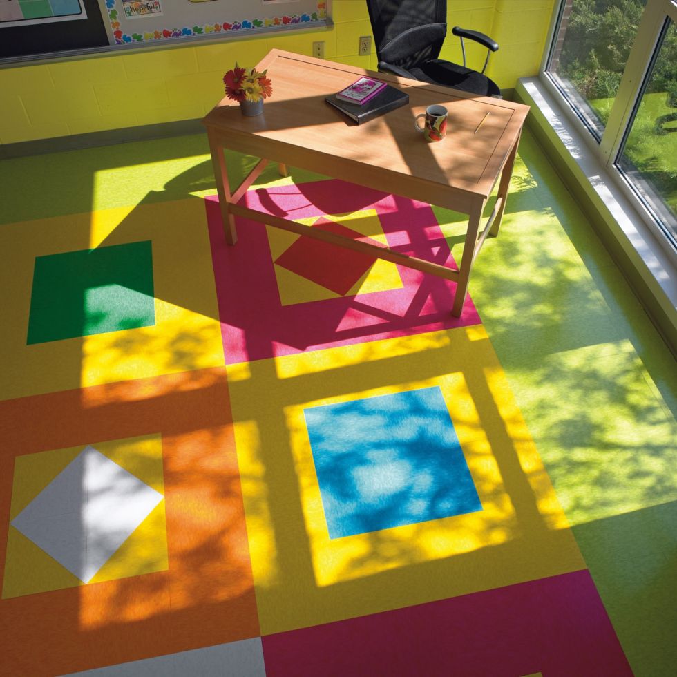 Armstrong Standard Excelon Imperial Texture 12" x 12" Classic White Vinyl Tile