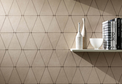 Happy Floors B-Natural Rhombus 13.38" x 14.38" Porcelain Mosaic