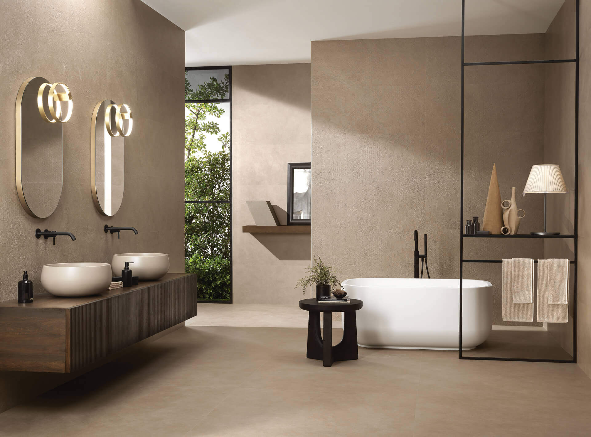 Happy Floors B-Natural 3D Textured 20" x 48" Ceramic Tile