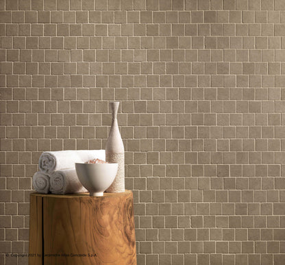 Happy Floors B-Natural Tumbled 2 x 2 12.25" x 12.25" Porcelain Mosaic