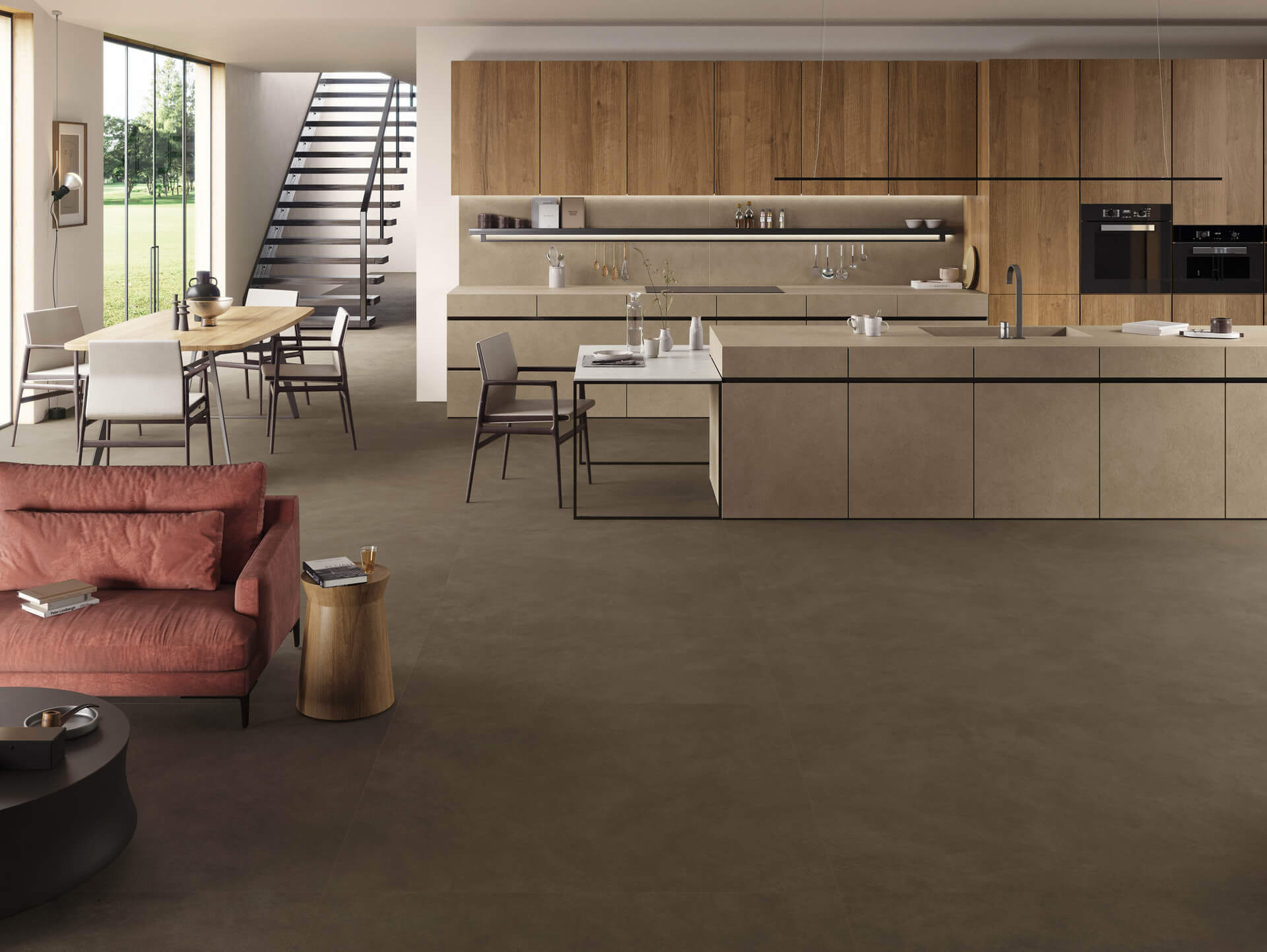 Happy Floors B-Natural 24" x 24" Porcelain Tile