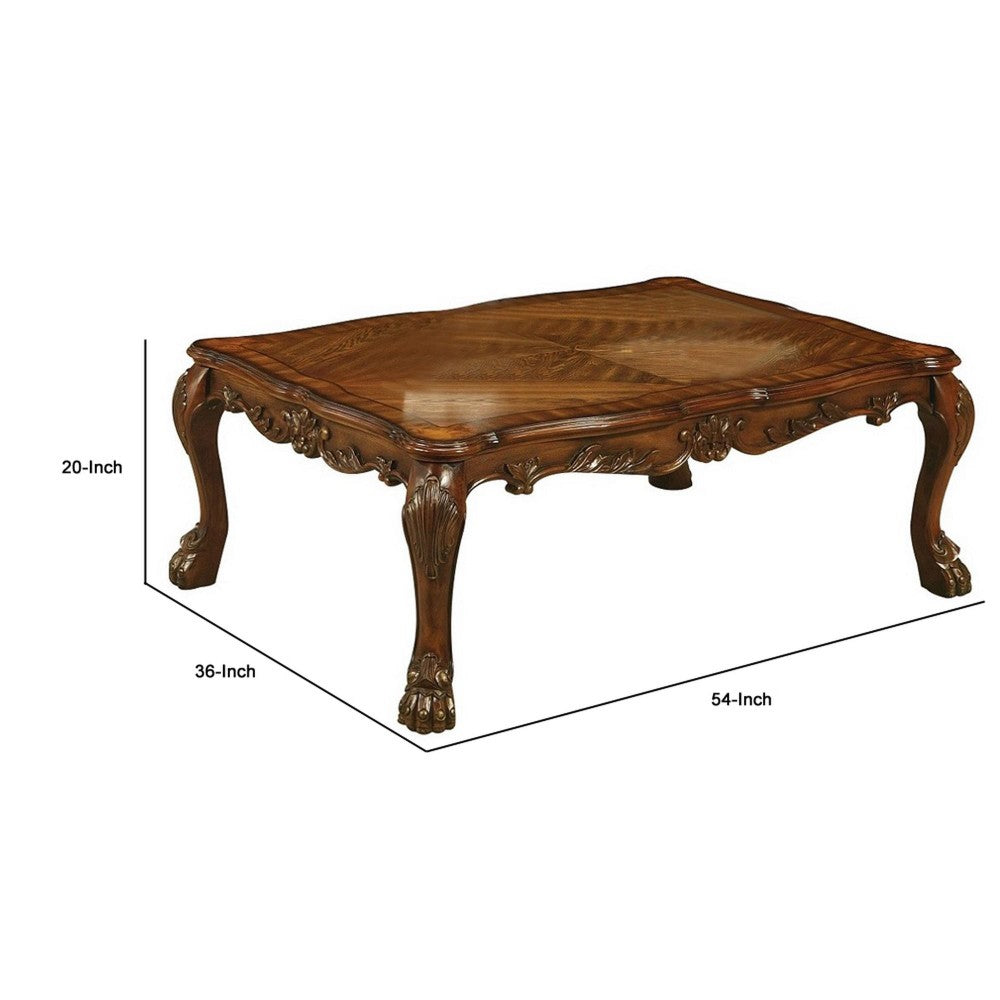 ACME Dresden Coffee Table, Cherry Oak