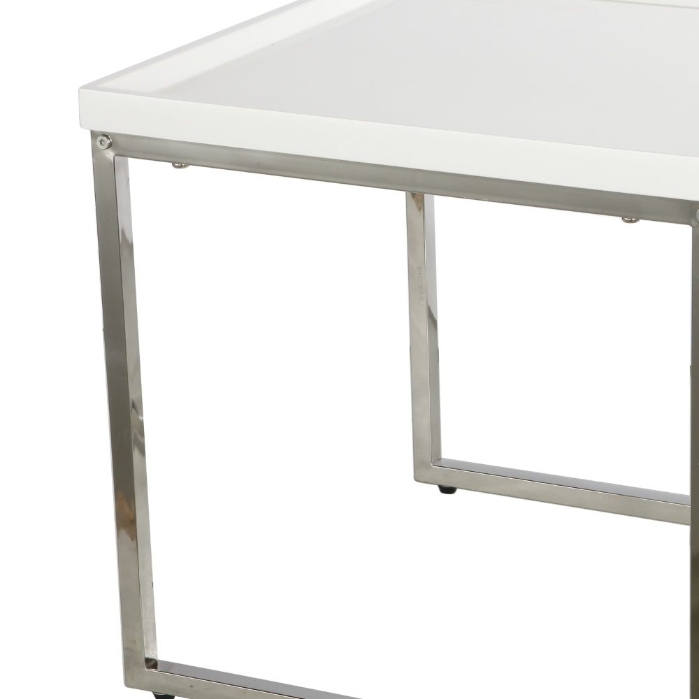 A and B Home Compactly Striking Nesting Table
