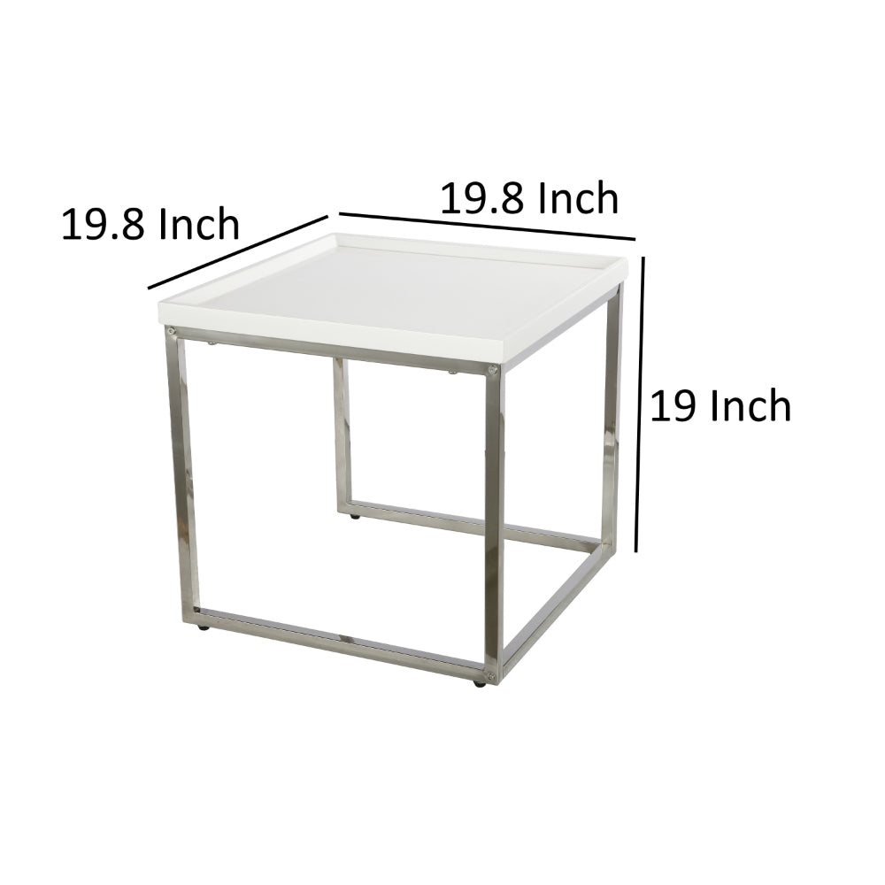 A and B Home Compactly Striking Nesting Table