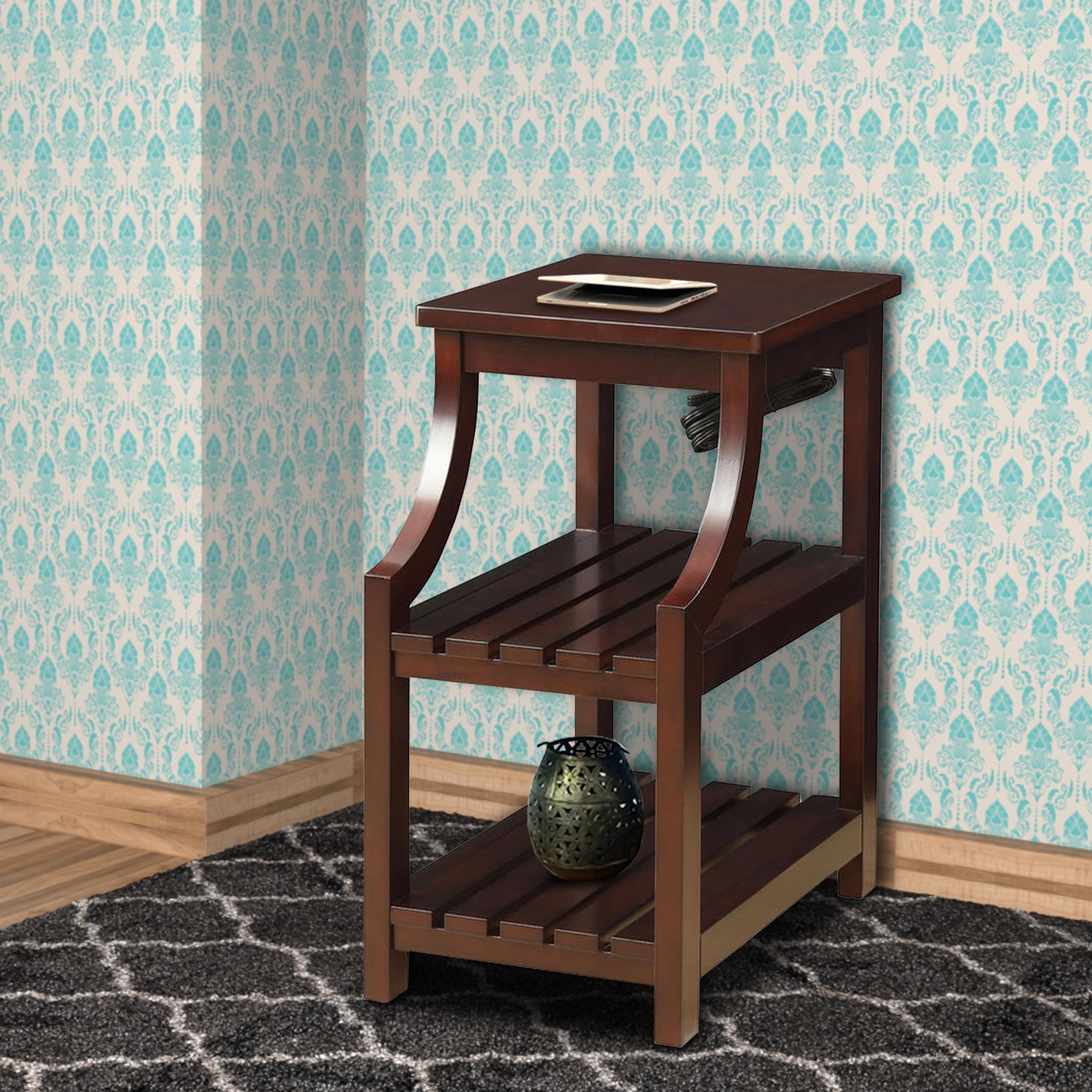 ACME Modish Side Table (USB), Espresso