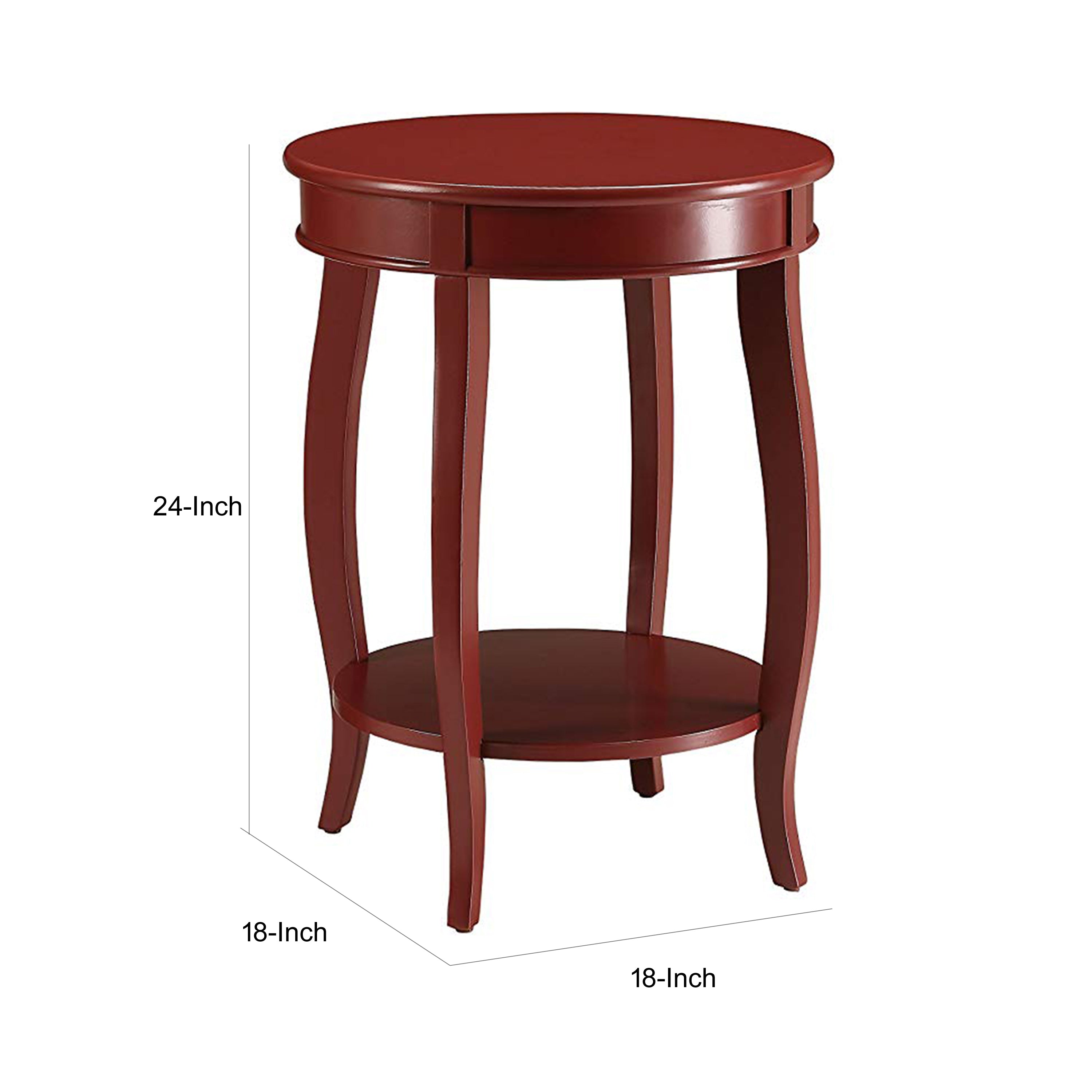 ACME Trendy Side Table, Red