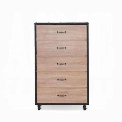 ACME Wooden Chest, Weathered Light Oak Brown