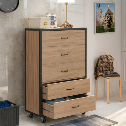 ACME Wooden Chest, Weathered Light Oak Brown