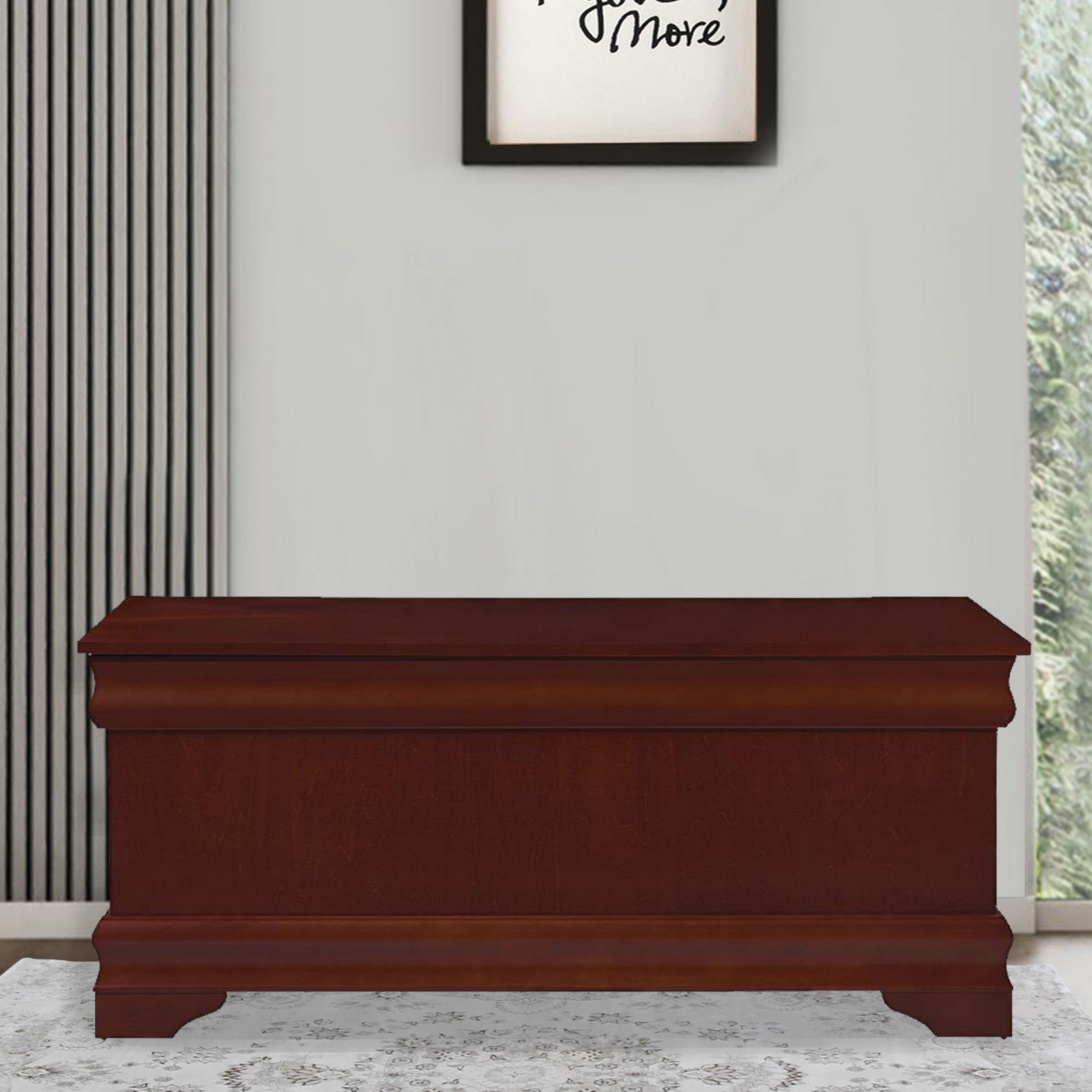 Coaster Traditional Style Wooden Cedar Chest, Brown