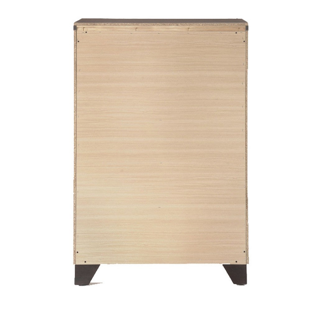 ACME Wooden Chest with 5 Spacious Drawers , Espresso Brown