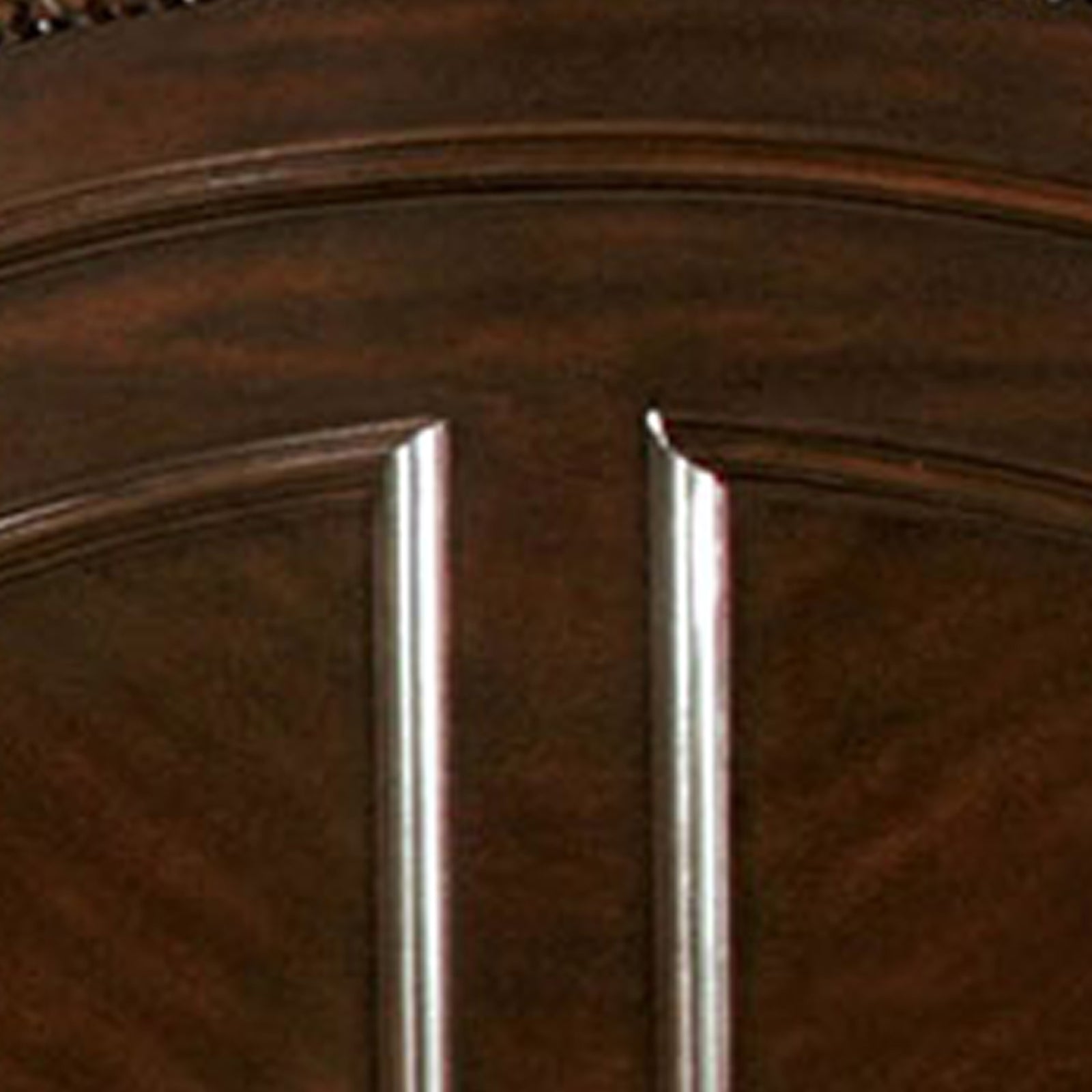 Benjara Wooden Queen Size Bed with Intricate Trimmed Headboard, Brown