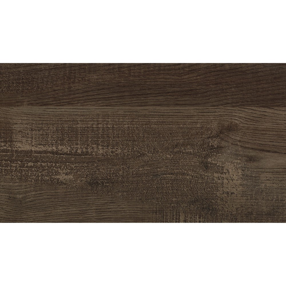 Benjara Rustic Panel Design Wooden Queen Size Bed with Block Legs Support, Brown