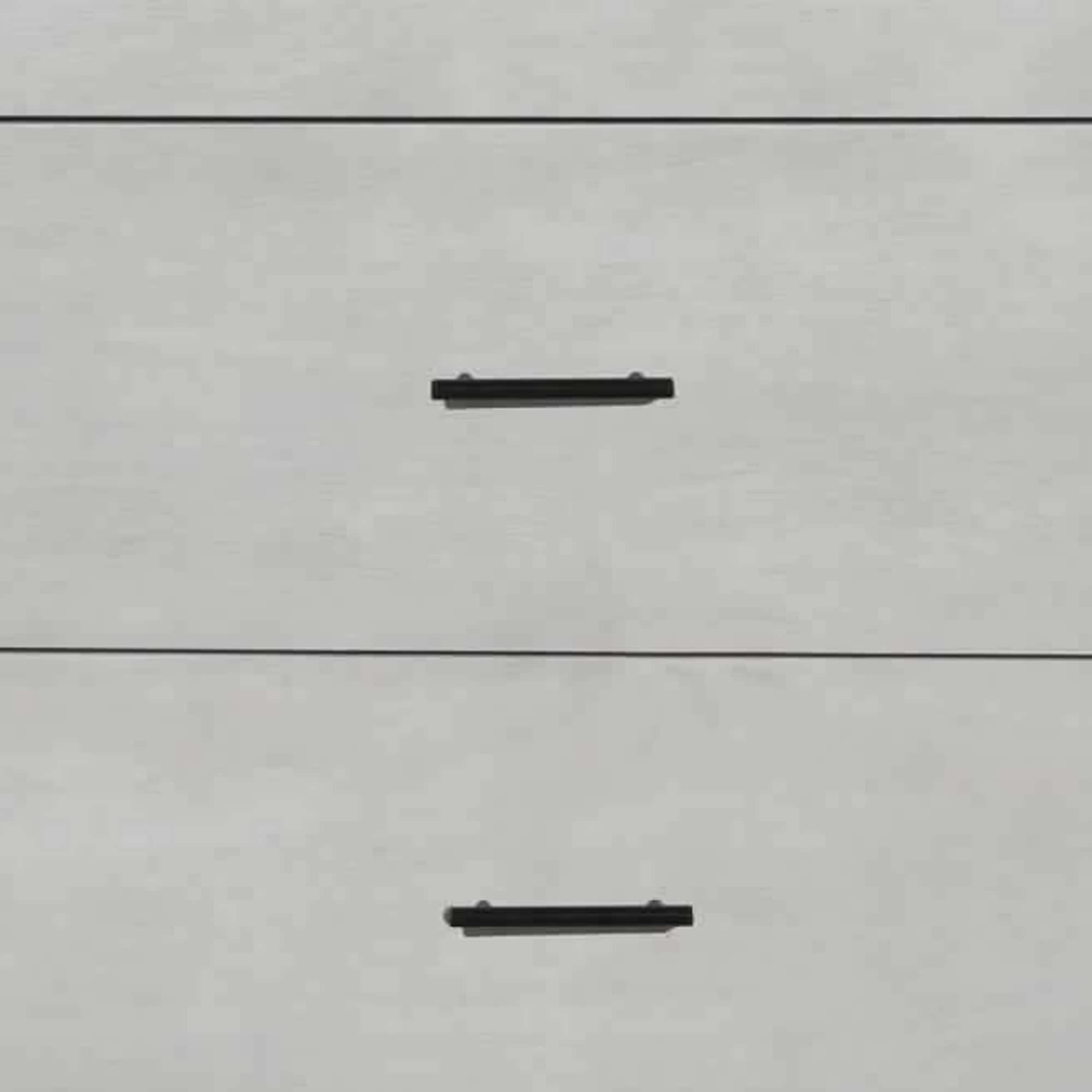 Benjara 3 Drawer Mid Century Modern Wooden Chest with Splayed Legs, Small, Gray
