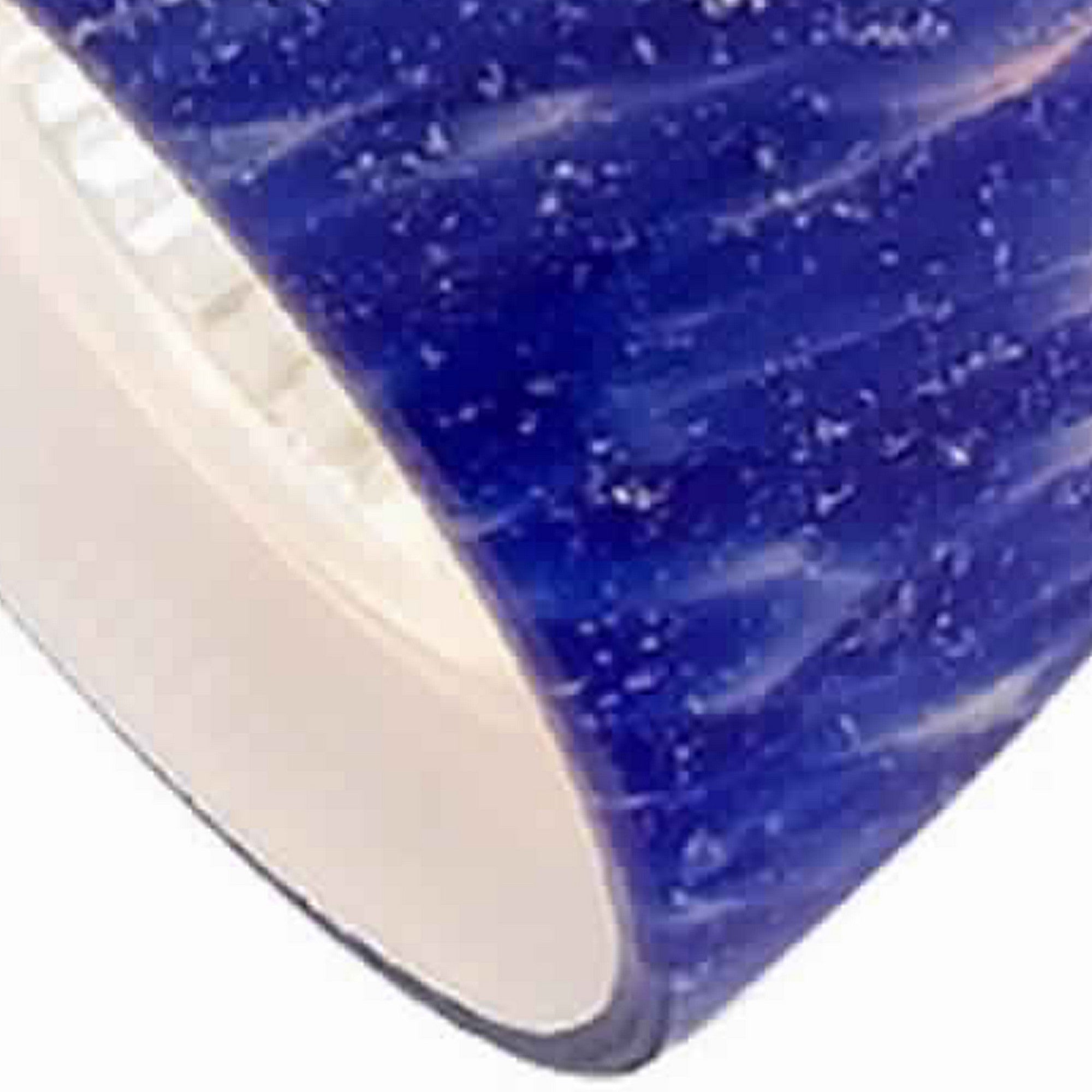 Benjara 50 Watt Track Fixture With Handblown Glass Shade, Silver And Blue