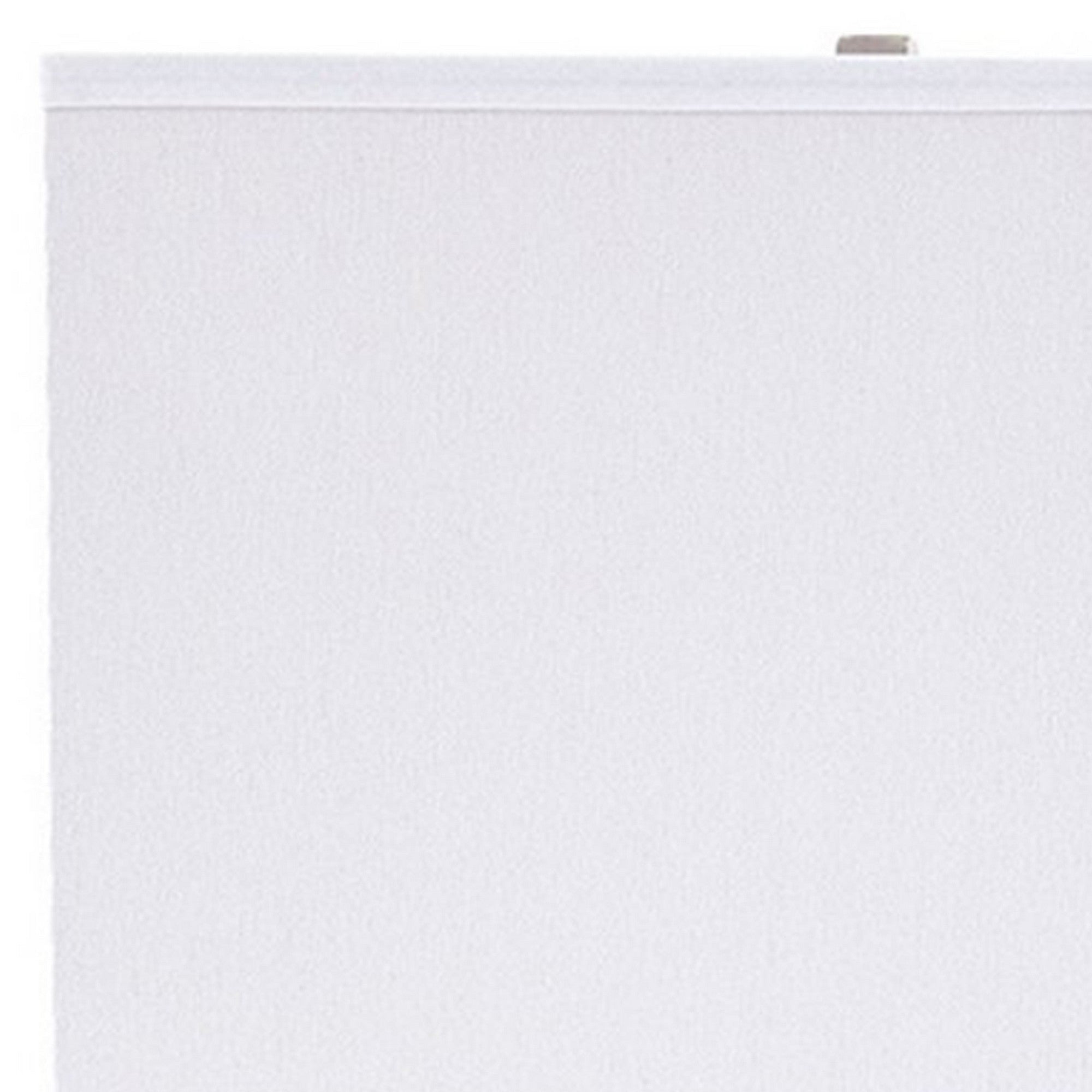 Benjara Metal Frame Table Lamp with Hardback Shade, Set of 2, White And Silver