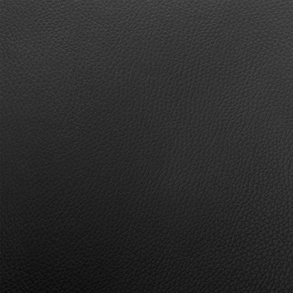 Benjara Leatherette Dining Chair with Slightly Curved Seat, Black