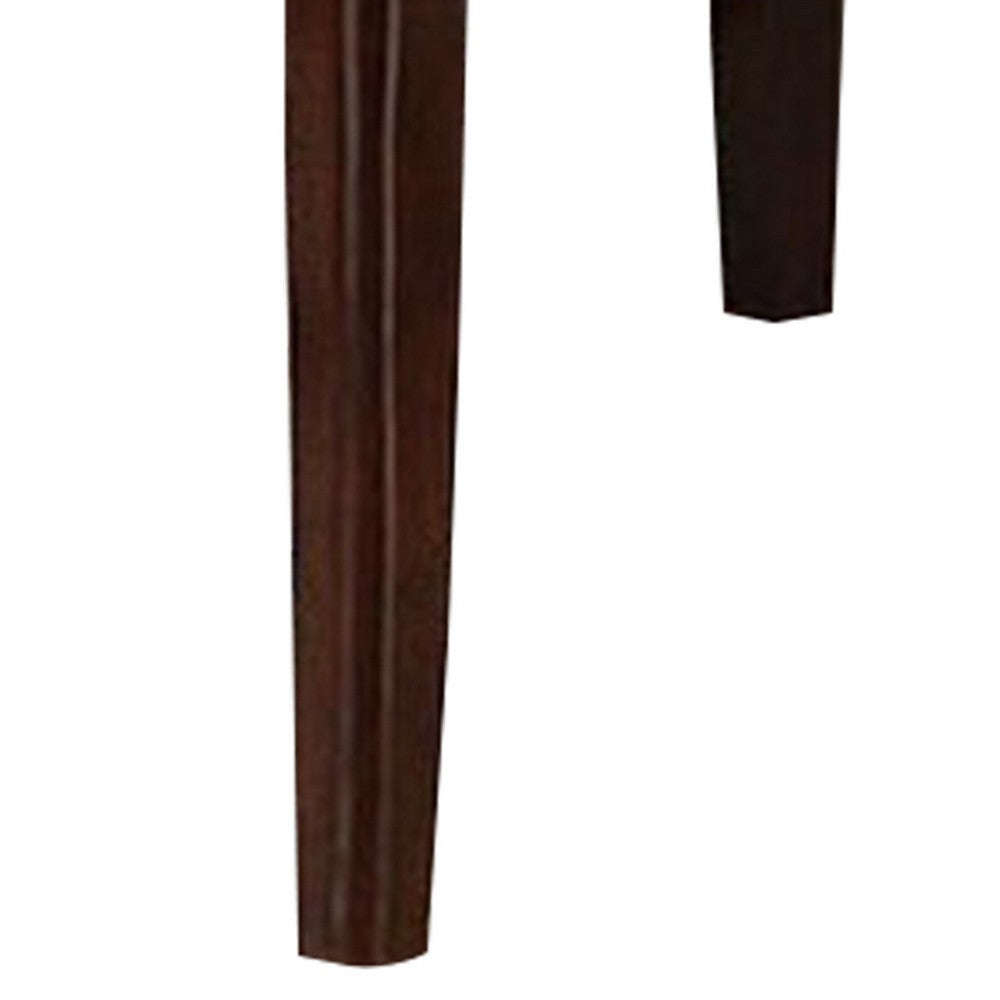 Benjara Red 52 Inch Dining High Table with 2 Extendable Butterfly Leafs, Brown Wood