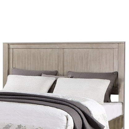 Benjara Kali Platform California King Bed, Panel Design, Storage Drawer, Light Tan