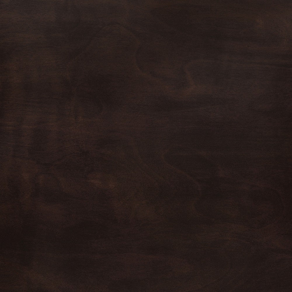 Benjara 59 Inch Rectangular Dining Table, Tapered Legs, Dark Cappuccino Brown Wood