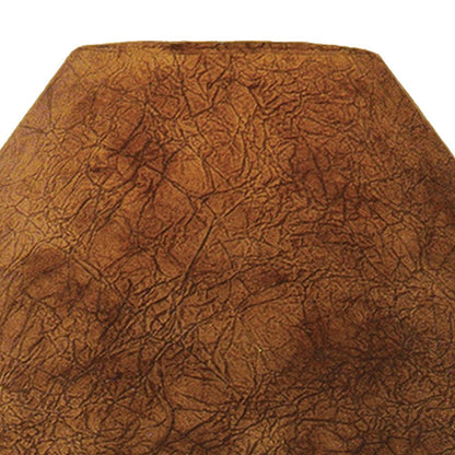 Benjara 30 Inch Table Lamp, 3 Way Switch, Empire Shade, Green And Brown Finish