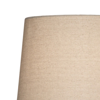 Benjara Aine 29 Inch Hydrocal Table Lamp, Drum Shade, Urn Shaped Base, Multicolor