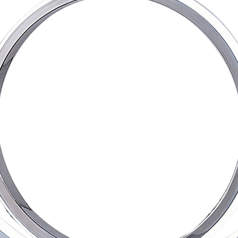 Benjara 14 Inch Table Lamp, Modern Ring LED Light, Round Metal Base, Silver