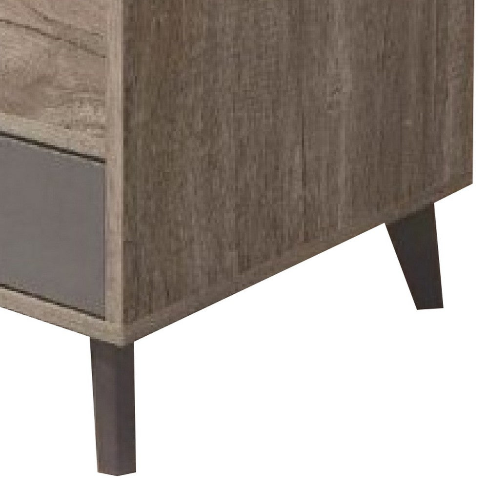 Benjara 47 Inch Coffee Table, Faux Marble Finished Top, Lift Top, Brown, Black