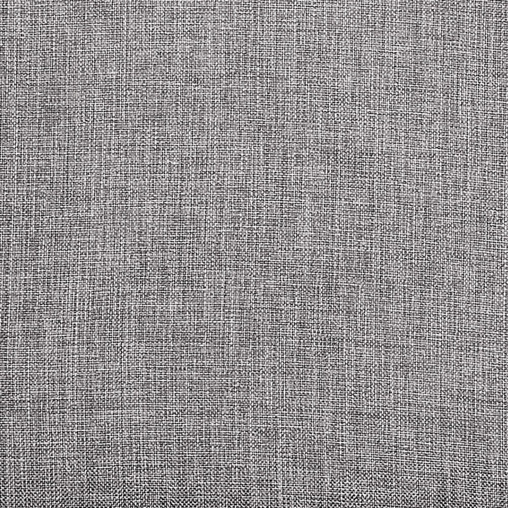 Benjara Amber 27 Inch Dining Side Chair Set of 2, Cushioned Gray Fabric Upholstery