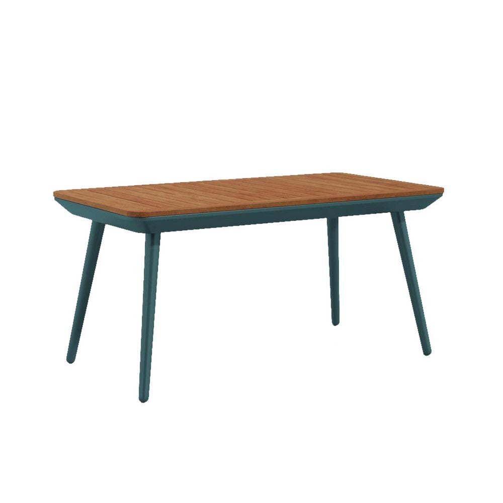 Benjara 3 Piece Outdoor Coffee Table And Chairs Set, Wood Planks, Gray, Green