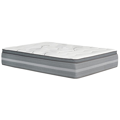 Benjara Dani 14 Inch King Size Mattress, Pocket Coil Hybrid And Foam Layers