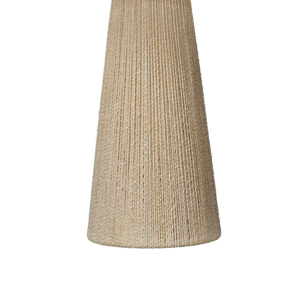 Benjara Liya 18 Inch Table Lamp, Cone Shade, Tapered Base, Off White Texture Finish