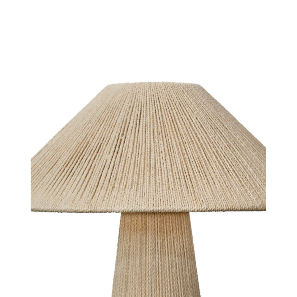Benjara Liya 18 Inch Table Lamp, Cone Shade, Tapered Base, Off White Texture Finish