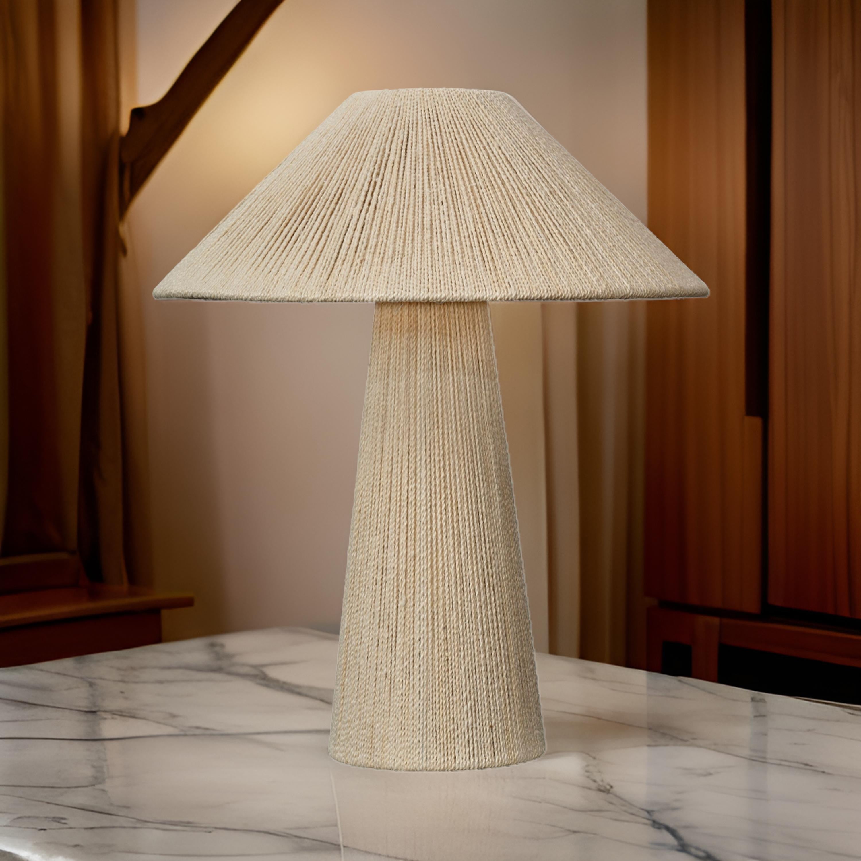 Benjara Liya 18 Inch Table Lamp, Cone Shade, Tapered Base, Off White Texture Finish