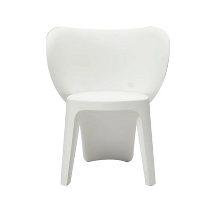 Benjara Fyna 16 Inch Kids Chair with Curved Back, Set of 4, Elephant Trunk Design, White
