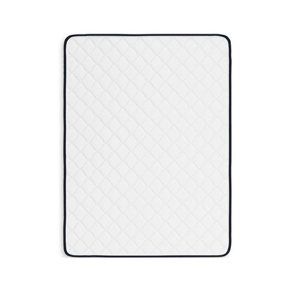 Benjara Liya 6 Inch Firm Twin Mattress, Plush Foam Fill, 4 Way Stretch Knit Cover