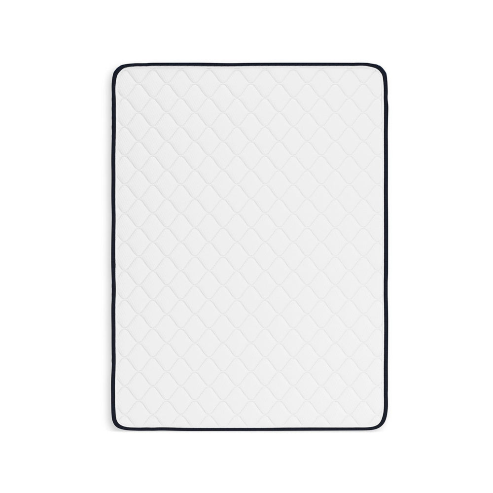 Benjara Liya 6 Inch Firm King Mattress, Plush Foam Fill, 4 Way Stretch Knit Cover