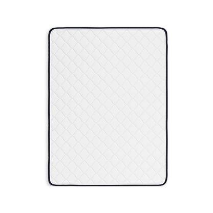 Benjara Liya 6 Inch Firm King Mattress, Plush Foam Fill, 4 Way Stretch Knit Cover